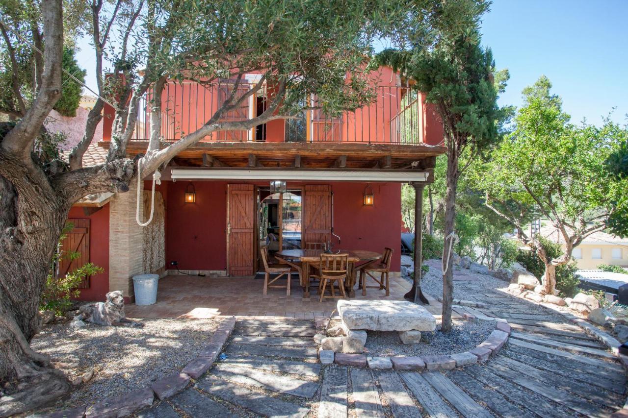 Ca Carmela, Casa Con Encanto Con Piscina "Parque Natural Sierra Calderona" บาเลนเซีย ภายนอก รูปภาพ